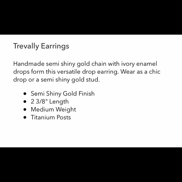 Trevally Earring from Stella and Dot - Picture 5 of 5